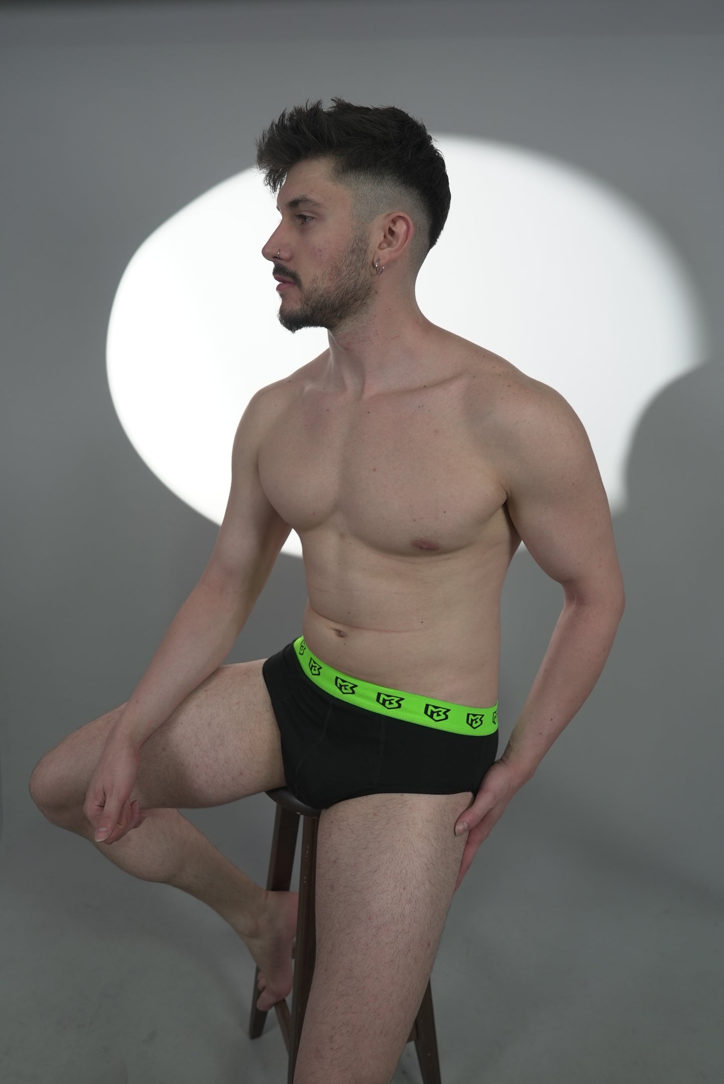 Fosfor Yeşili Şeritli Boxer