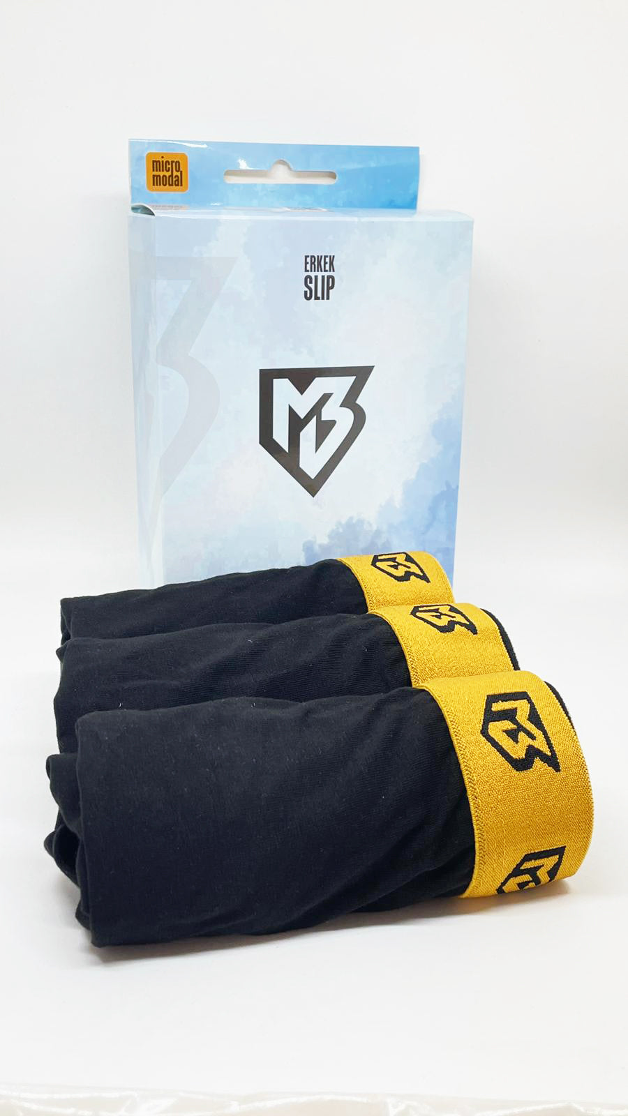 Gold Şeritli Slip 3'lü